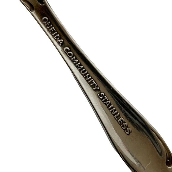 Oneida Community Chatelaine 2-Piece Youth Child Set Fork & Spoon Stainless Steel - Picture 4 of 4